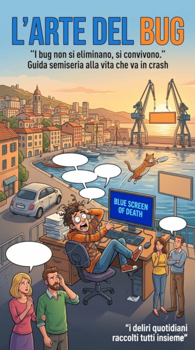Copertina del libro L'Arte del Bug, guida semiseria alla vita che va in crash
